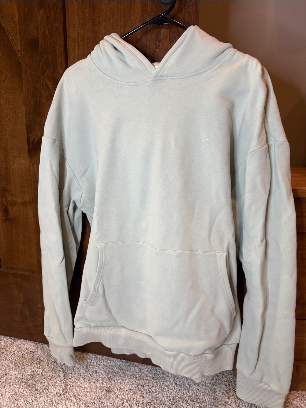 Womens Mint Relaxation Hooded Sweatshirt
